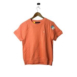 Carhartt womens Relaxed Fit French Terry Short-sleeve Sweatshirt